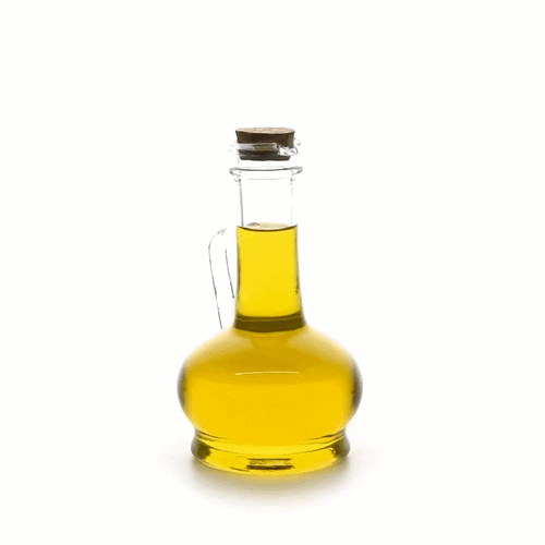 Chef 101 8 oz Glass Elegant Olive Oil Dispenser - with Cork Lid - 3 1/2" x 3 1/2" x 6 1/2" - 1 count box