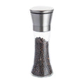 Vetri 6 oz Glass Salt / Pepper Grinder - with Lid - 1 3/4" x 1 3/4" x 5 3/4" - 1 count box