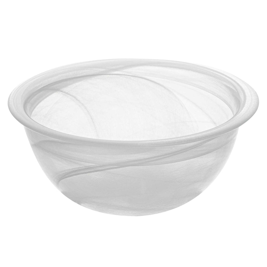 Vetri 16 oz Round White Glass Solar Bowl - 6" x 6" x 2 1/2" - 1 count box