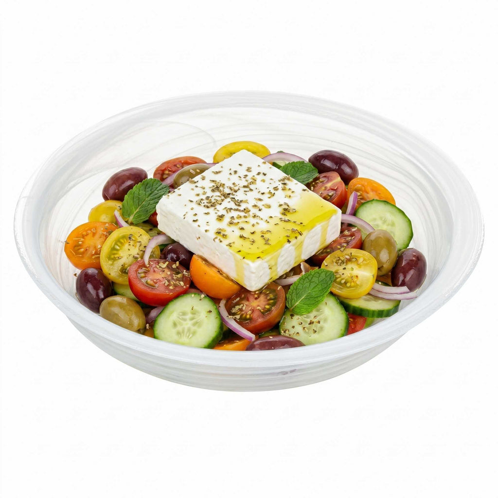 Vetri 24 oz Round White Glass Solar Bowl - 7 3/4" x 7 3/4" x 1 3/4" - 6 count box