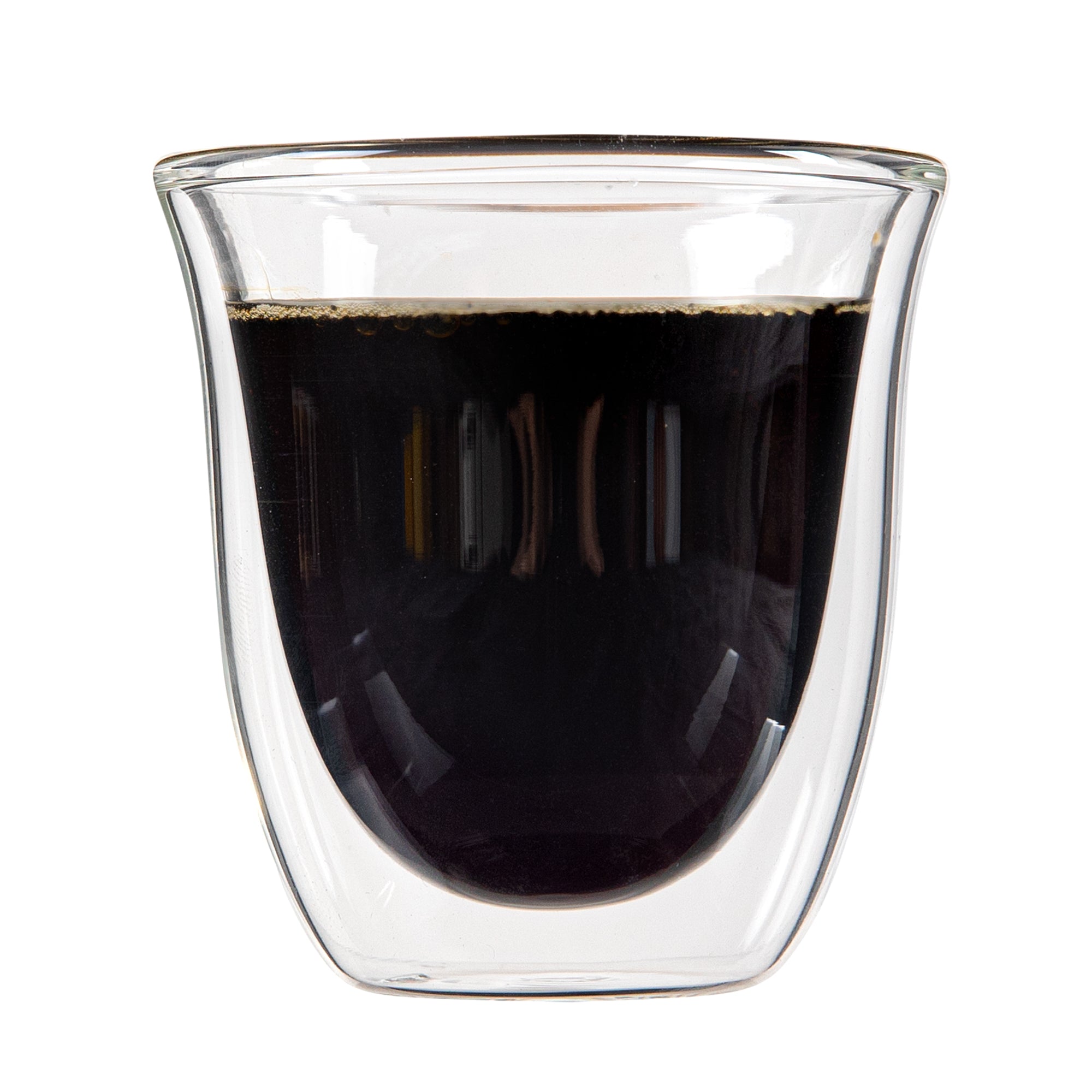 Forma Professional 3 oz Shot Glass / Espresso Cup - Double Wall, Borosilicate - 2 1/2'' x 2 1/2'' x 2 1/2'' - 12 count box