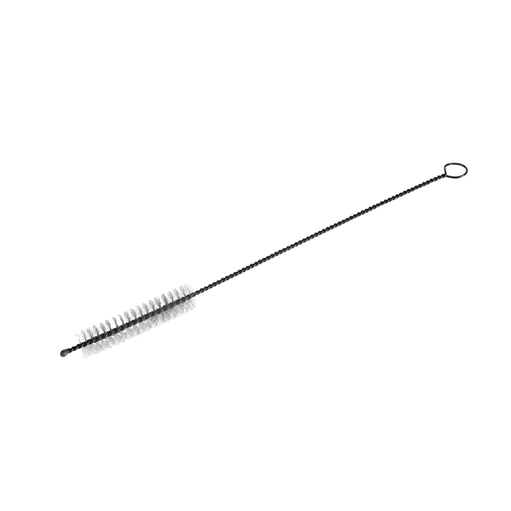 Forma Professional Clear Glass Straw - Borosilicate, with Brush - 7 3/4'' - 10 count box