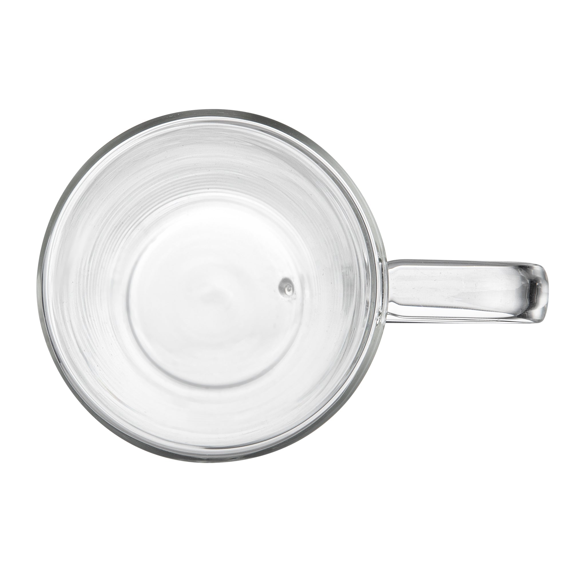 Forma Professional 5 oz Glass Mug - Double Wall, Borosilicate, with Handle - 2 3/4" x 2 3/4" x 3 3/4" - 12 count box