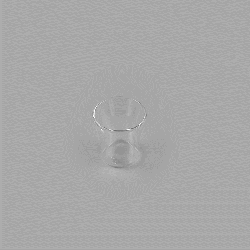 Forma Professional 3 oz Shot Glass / Espresso Cup - Double Wall, Borosilicate - 2 3/4'' x 2 3/4'' x 2 3/4'' - 2 count box