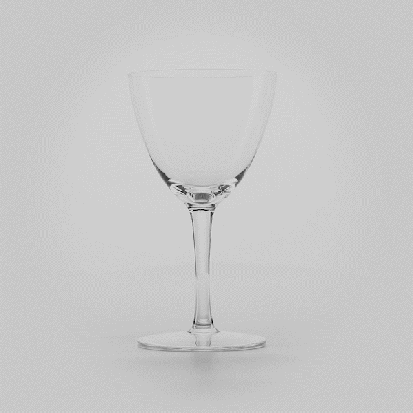 Vetri 7 oz Nick and Nora Glass - 3 1/4" x 3 1/4" x 6" - 24 count box