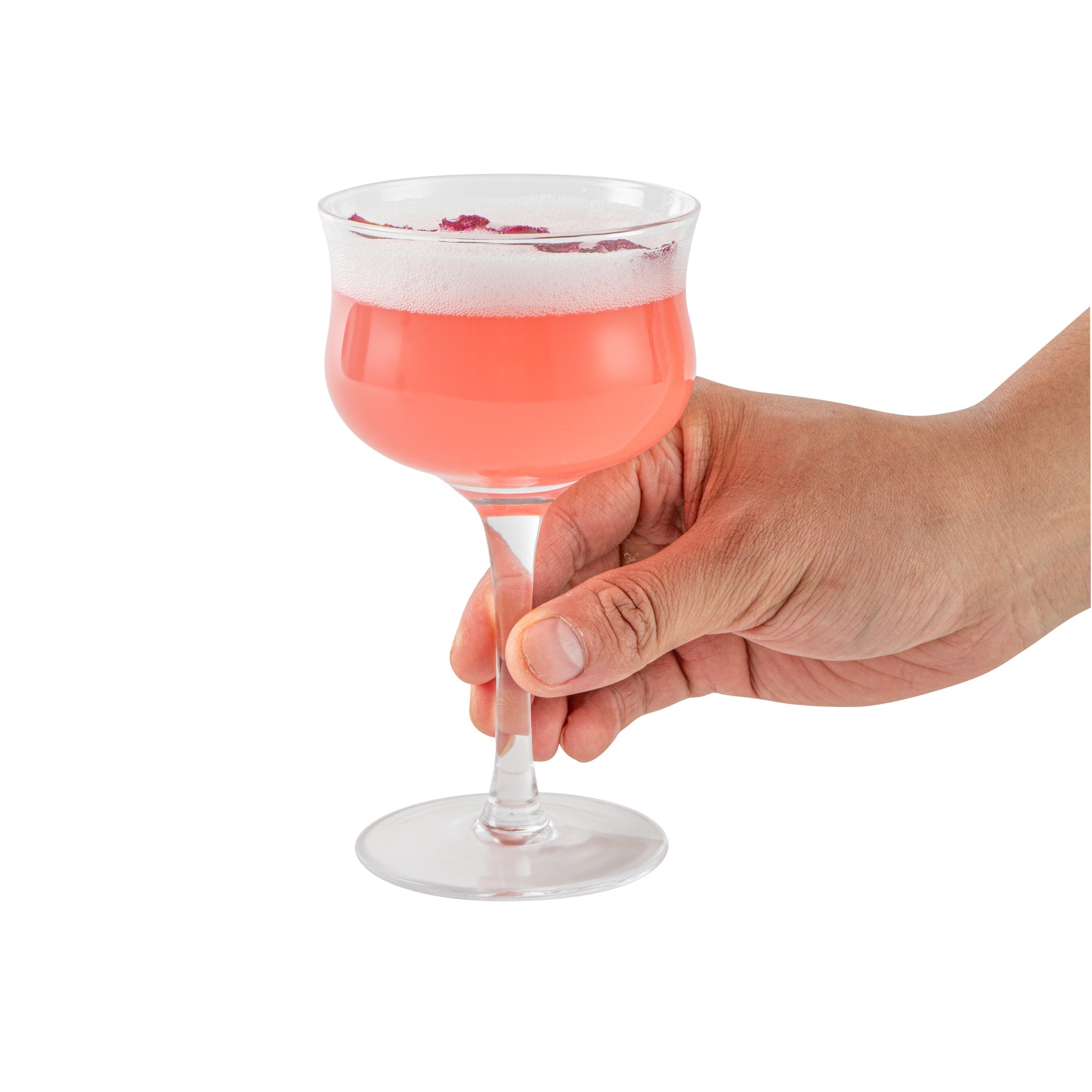 Vetri 8 oz Rose / Cocktail Glass - 3 1/4" x 3 1/4" x 5 3/4" - 6 count box