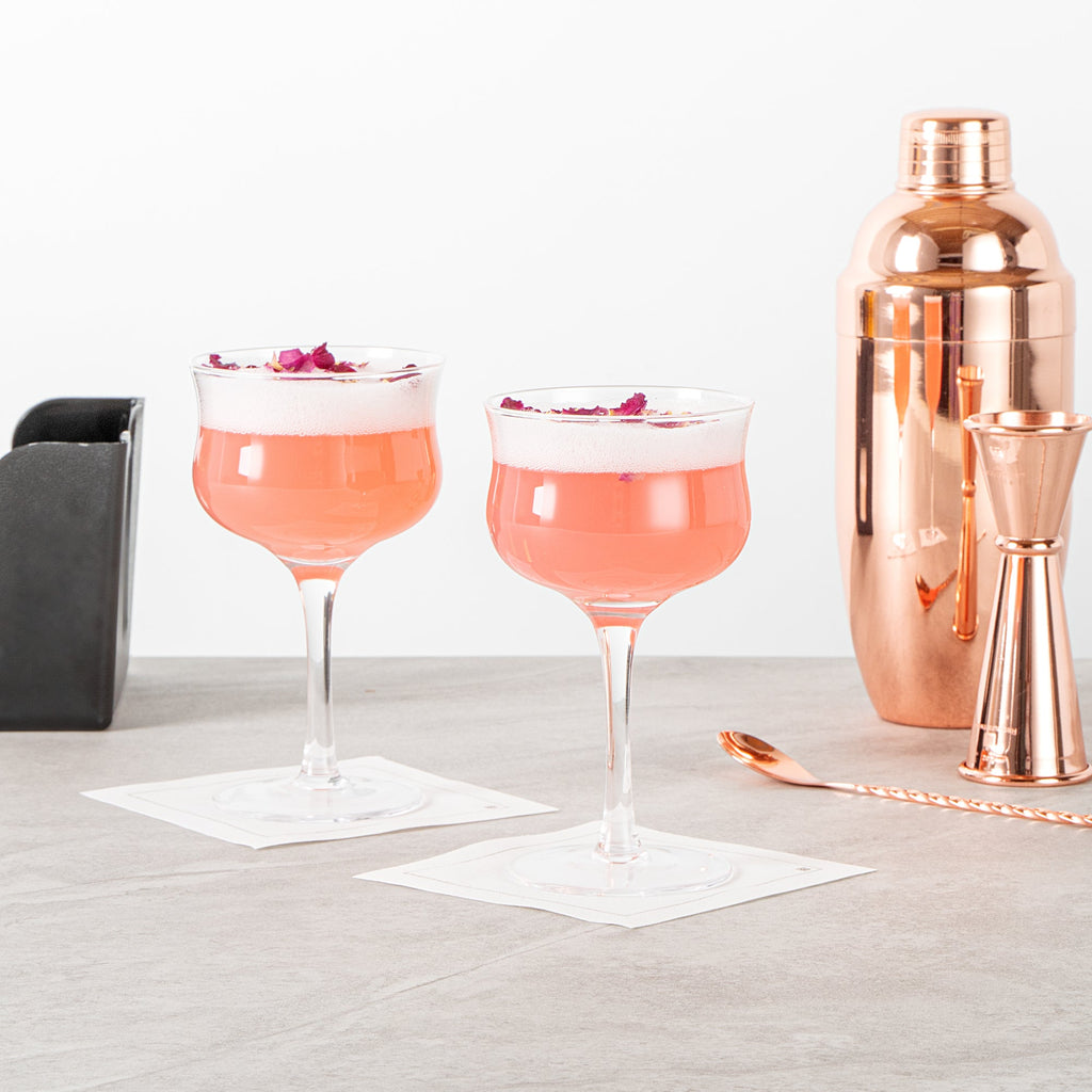Vetri 8 oz Rose / Cocktail Glass - 3 1/4" x 3 1/4" x 5 3/4" - 6 count box