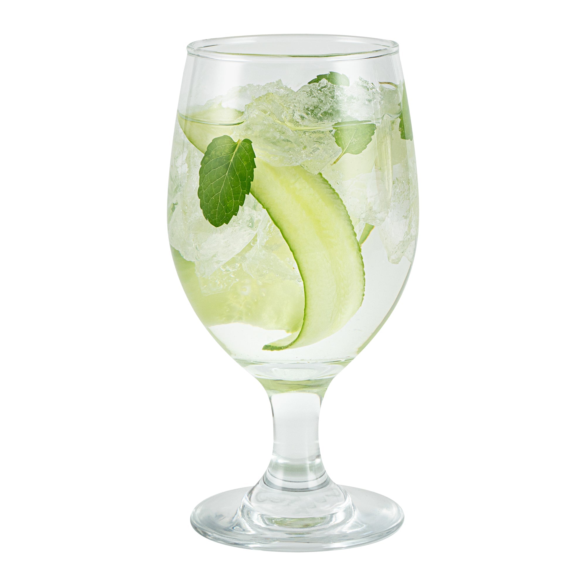 Vetri 14 oz Water Goblet Glass - 2 3/4" x 2 3/4" x 6 1/2" - 24 count box