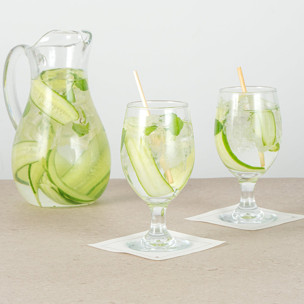 Vetri 14 oz Water Goblet Glass - 2 3/4" x 2 3/4" x 6 1/2" - 24 count box