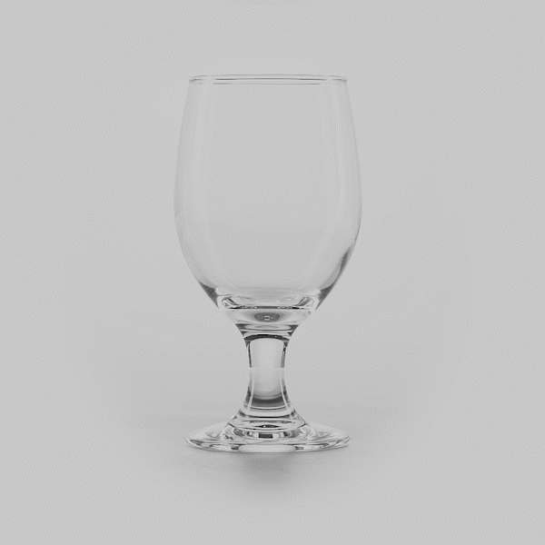 Vetri 14 oz Water Goblet Glass - 2 3/4" x 2 3/4" x 6 1/2" - 6 count box