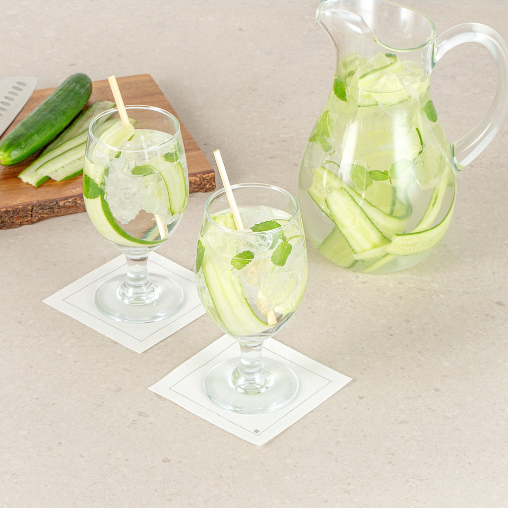 Vetri 14 oz Water Goblet Glass - 2 3/4" x 2 3/4" x 6 1/2" - 6 count box