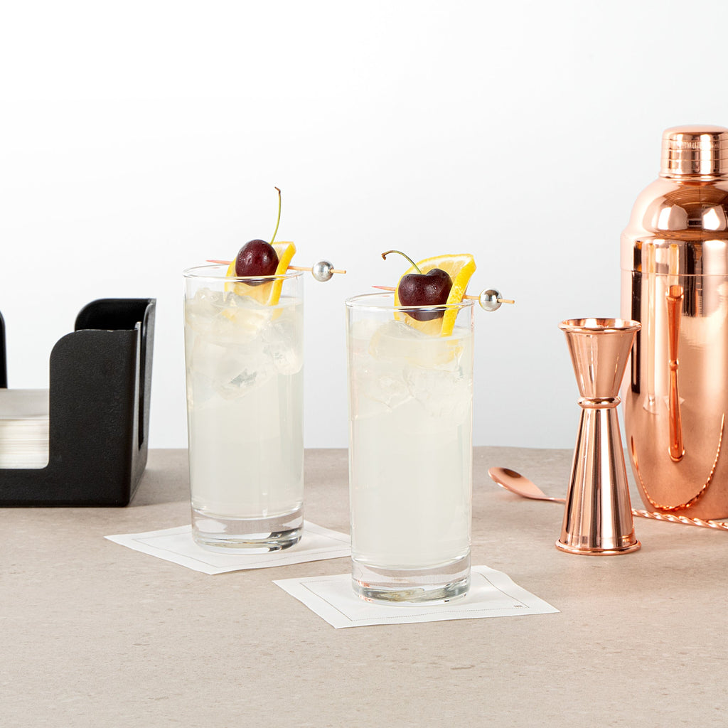Vetri 12 oz Collins Glass - 2 1/2" x 2 1/2" x 6" - 24 count box