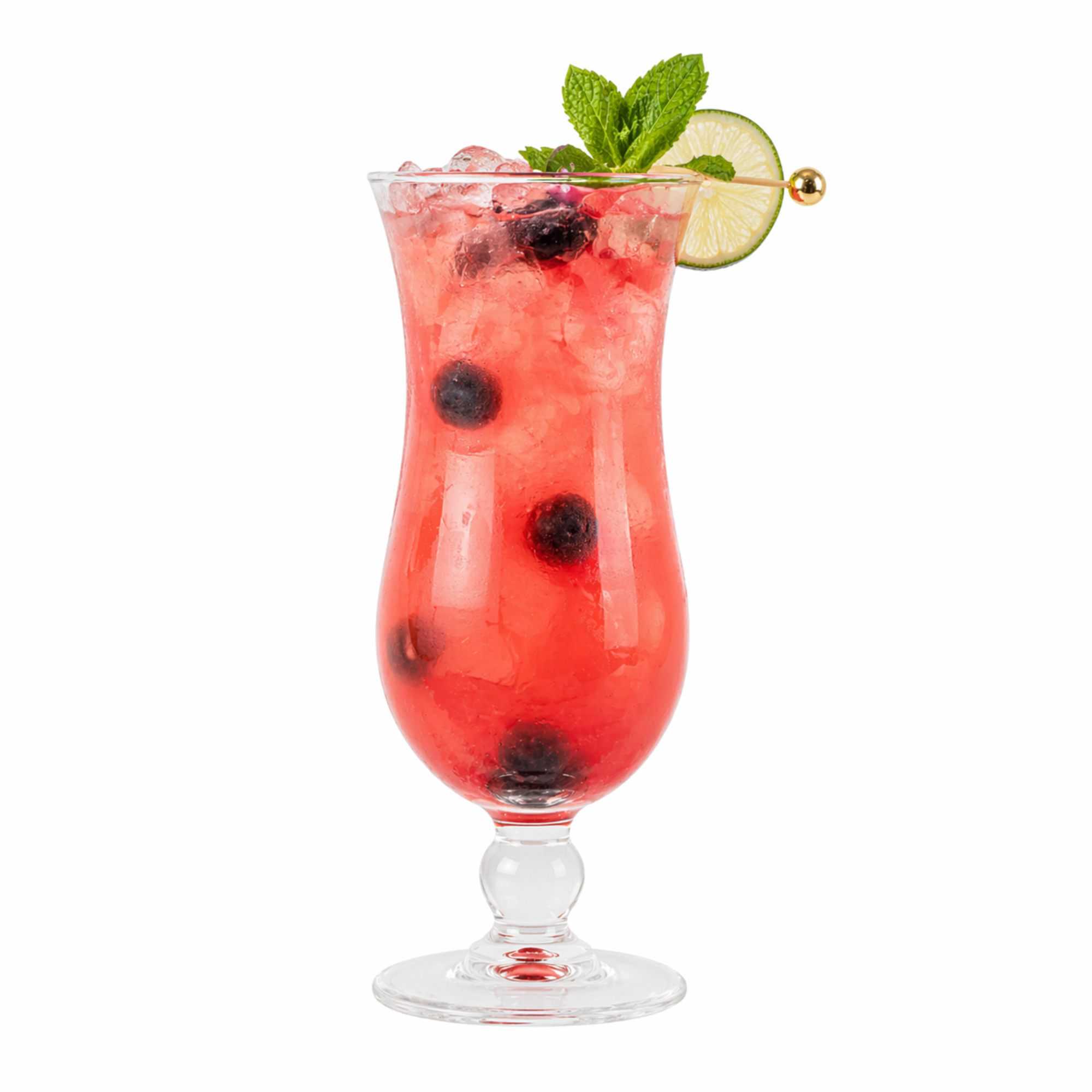 Vetri 16 oz Hurricane Glass - 3 1/4" x 3 1/4" x 8 1/4" - 6 count box