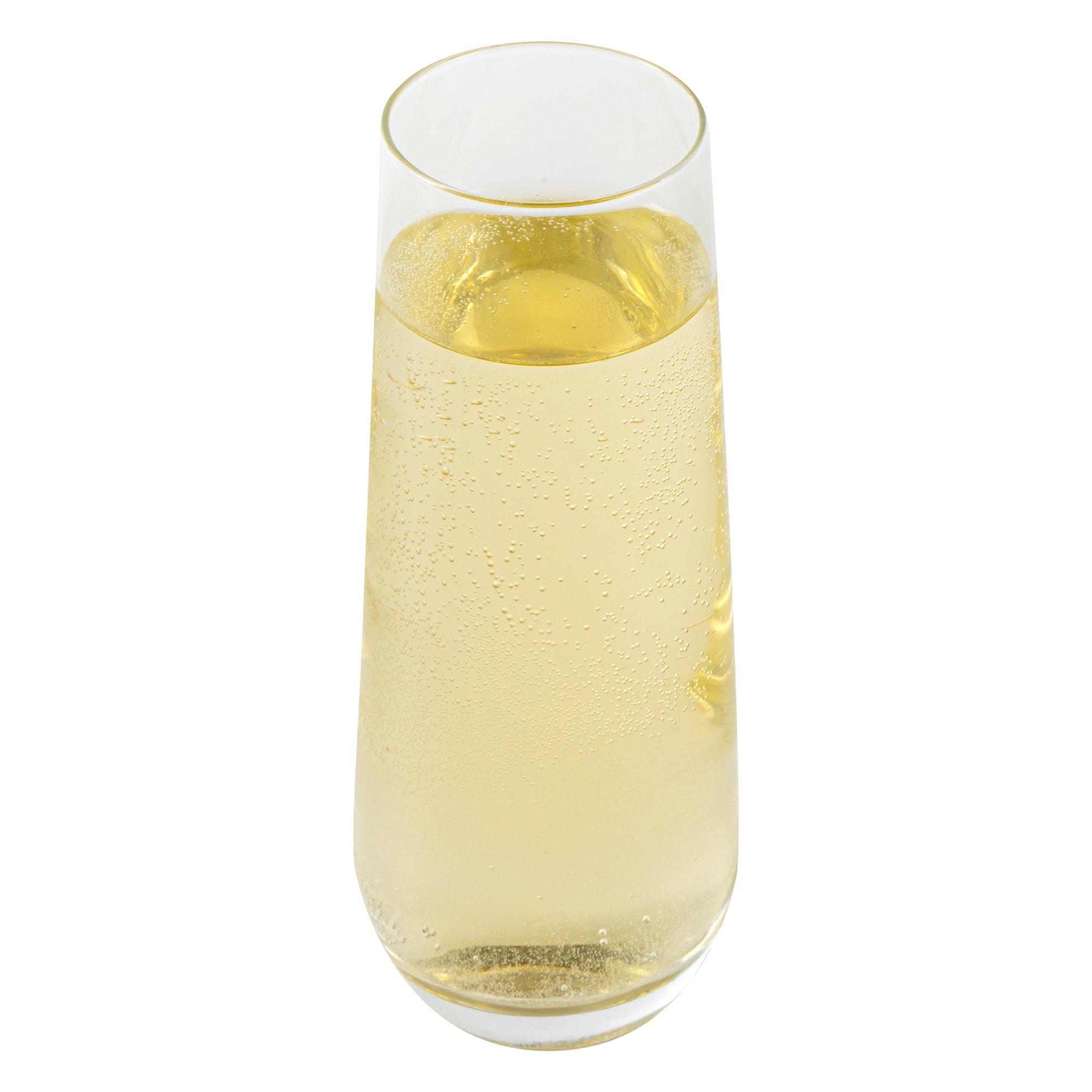 Vetri 10 oz Stemless Flute Glass - 1 3/4" x 1 3/4" x 6 1/4" - 24 count box