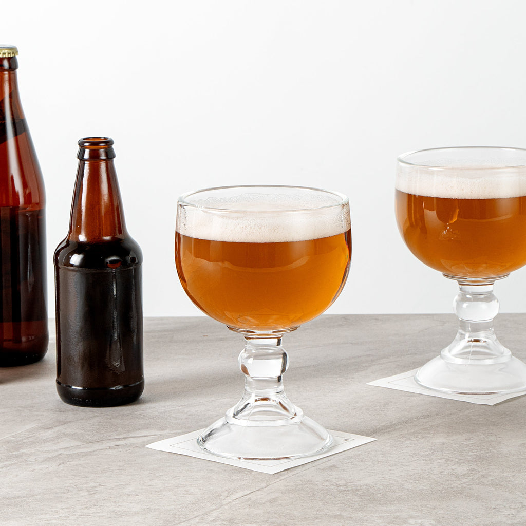 Vetri 18 oz Schooner Glass - 4 1/2" x 4 1/2" x 7" - 6 count box