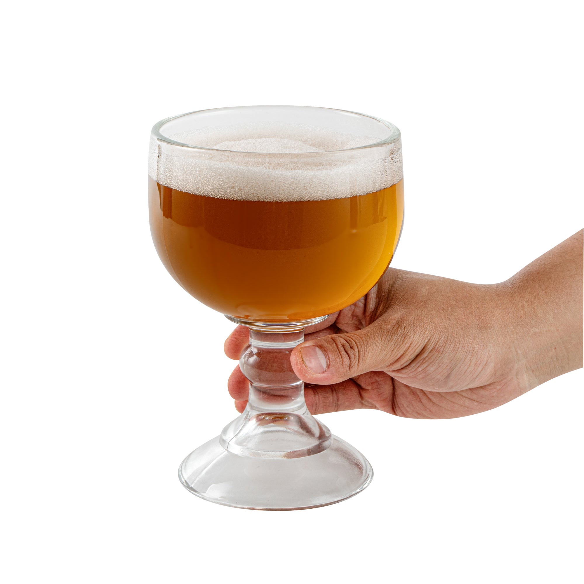 Vetri 18 oz Schooner Glass - 4 1/2" x 4 1/2" x 7" - 6 count box