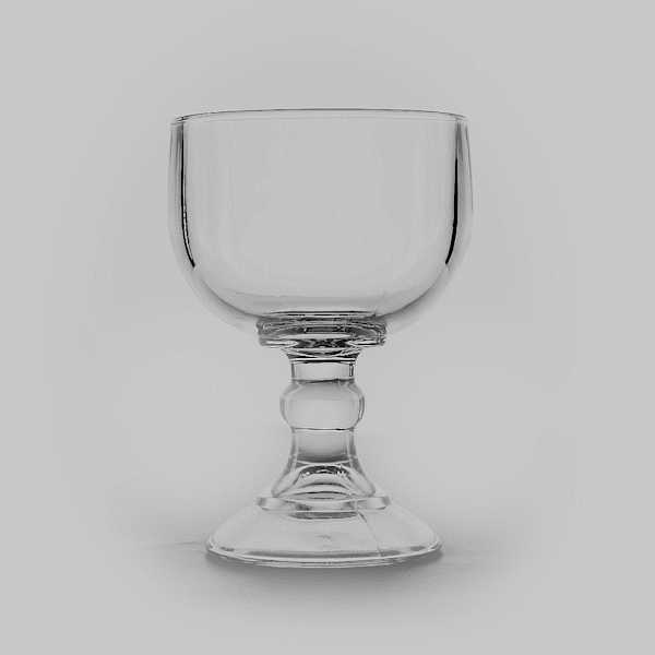Vetri 18 oz Schooner Glass - 4 1/2" x 4 1/2" x 7" - 6 count box
