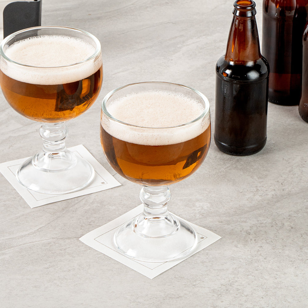 Vetri 18 oz Schooner Glass - 4 1/2" x 4 1/2" x 7" - 6 count box