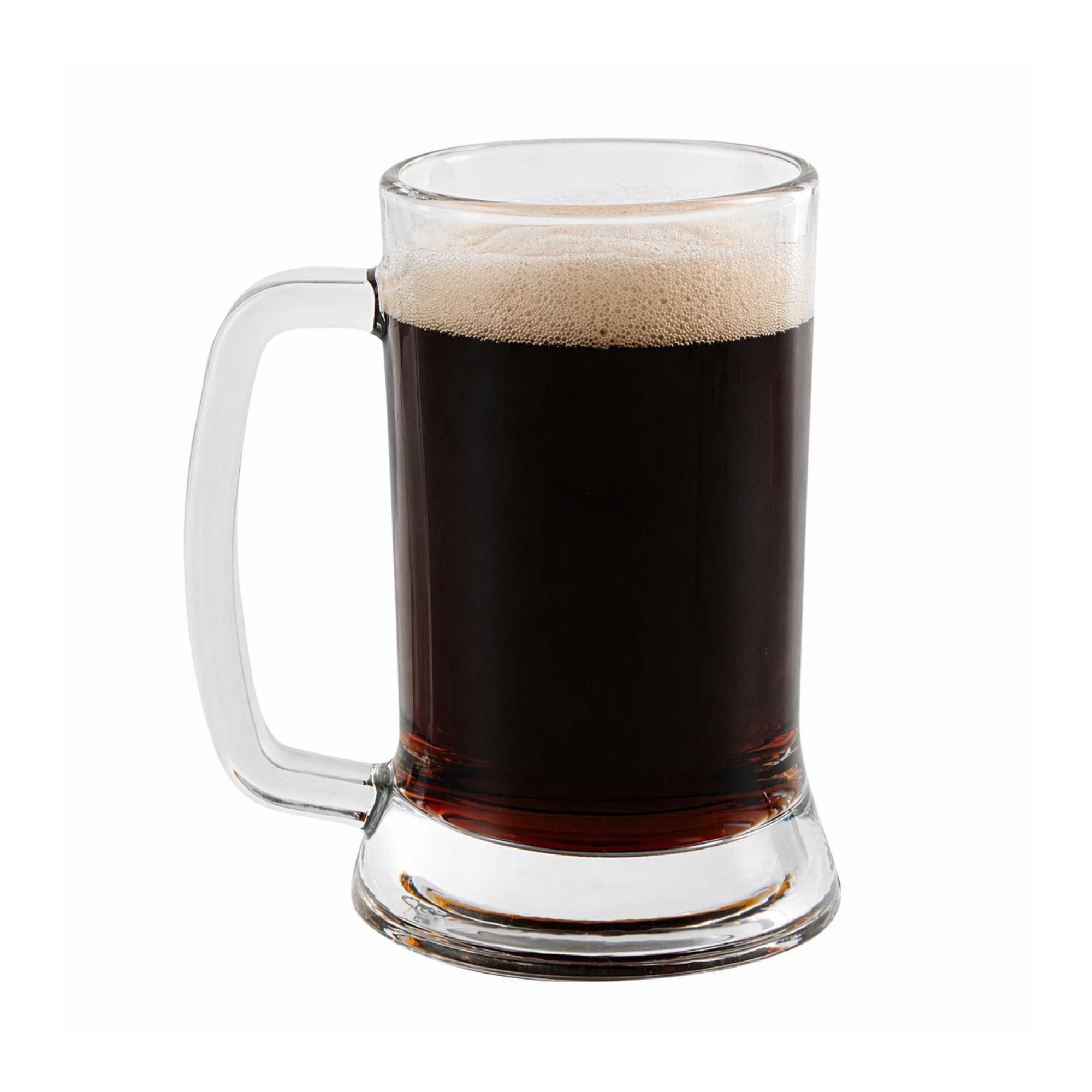 Vetri 16 oz Beer Mug Glass - 3 1/4" x 3 1/4" x 5 3/4" - 24 count box