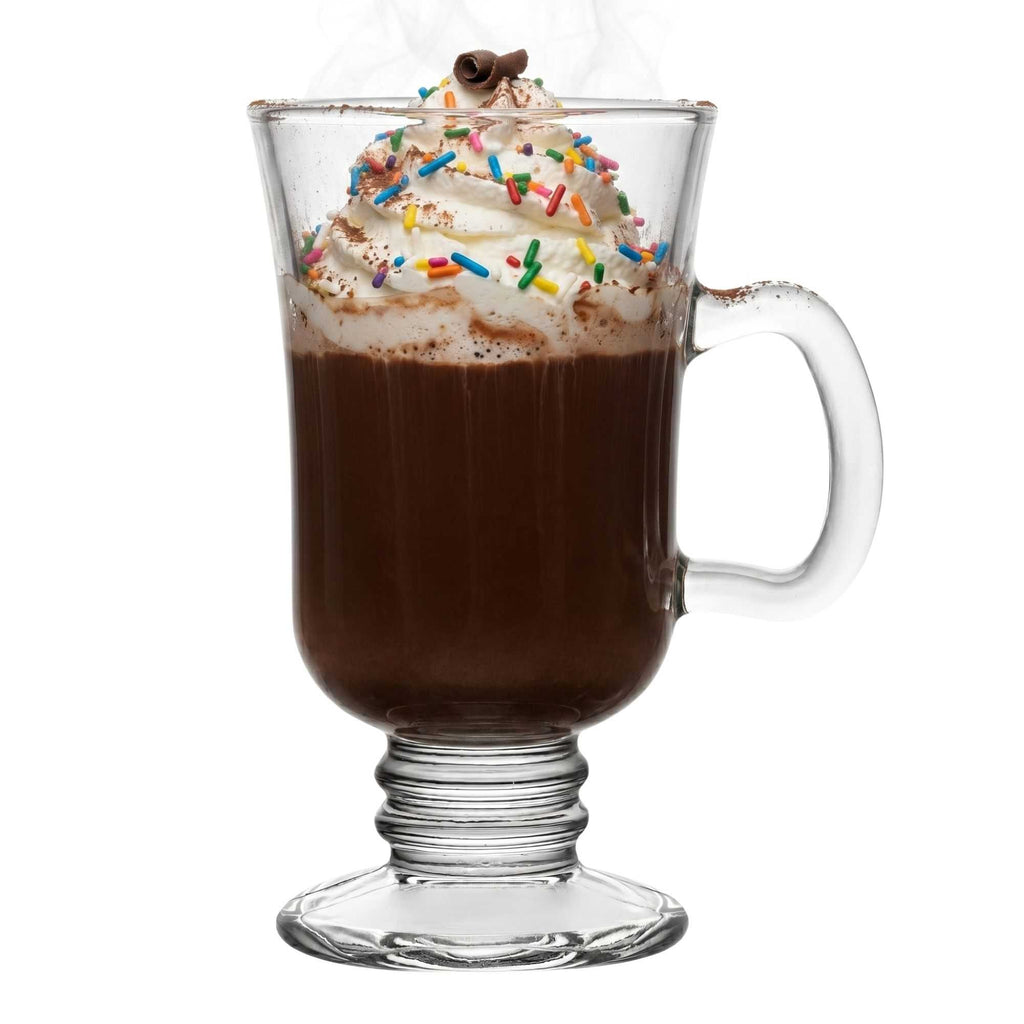 Vetri 9 oz Irish Coffee Mug Glass - 4 1/4" x 3" x 5 1/2" - 6 count box