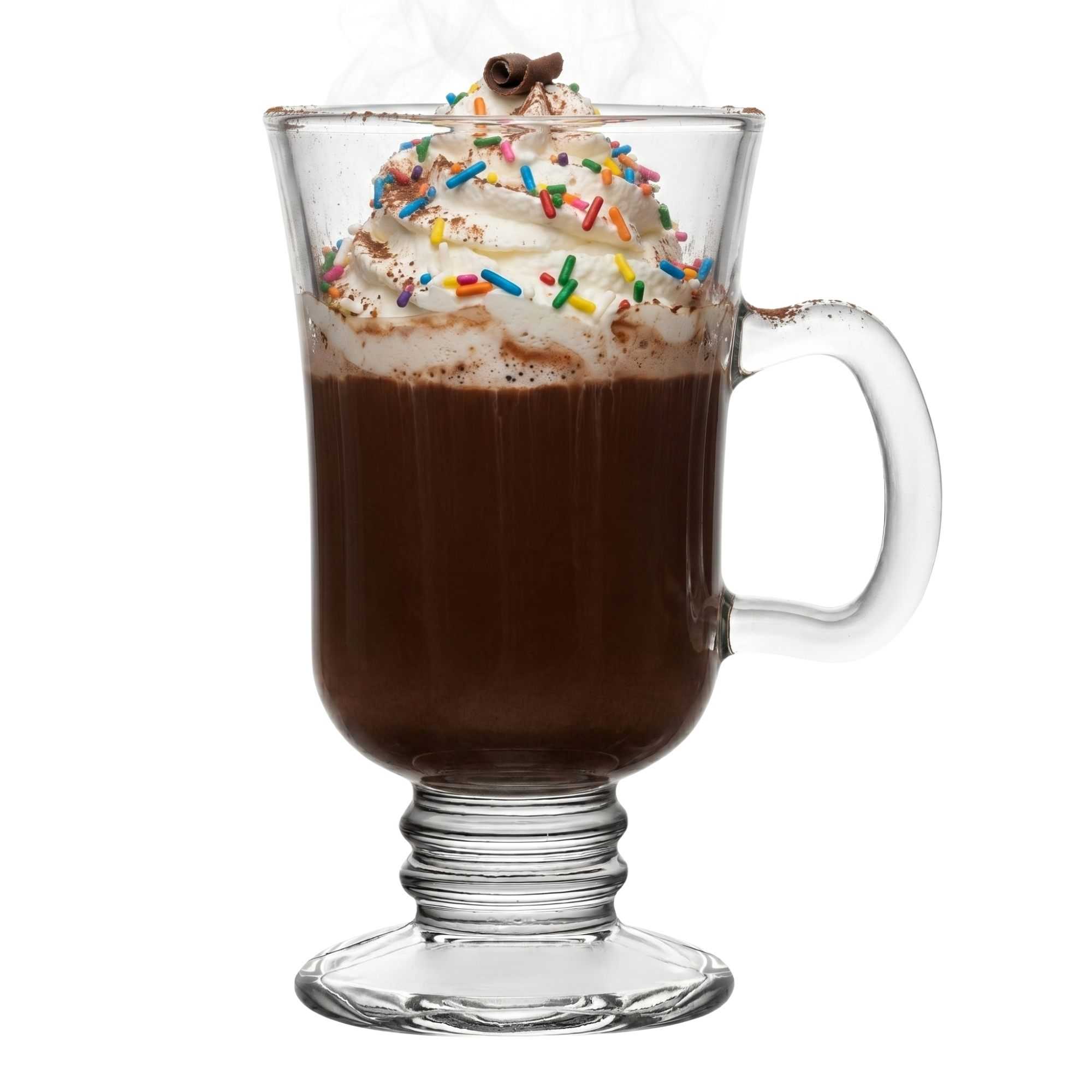 Vetri 9 oz Irish Coffee Mug Glass - 4 1/4" x 3" x 5 1/2" - 24 count box