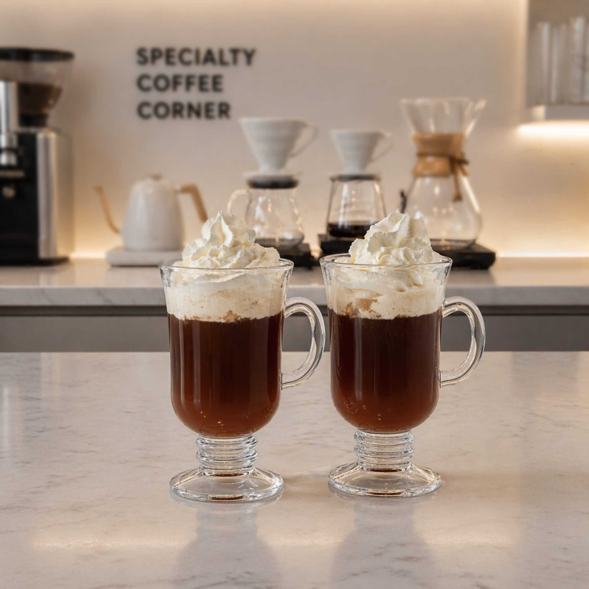 Vetri 9 oz Irish Coffee Mug Glass - 4 1/4" x 3" x 5 1/2" - 24 count box