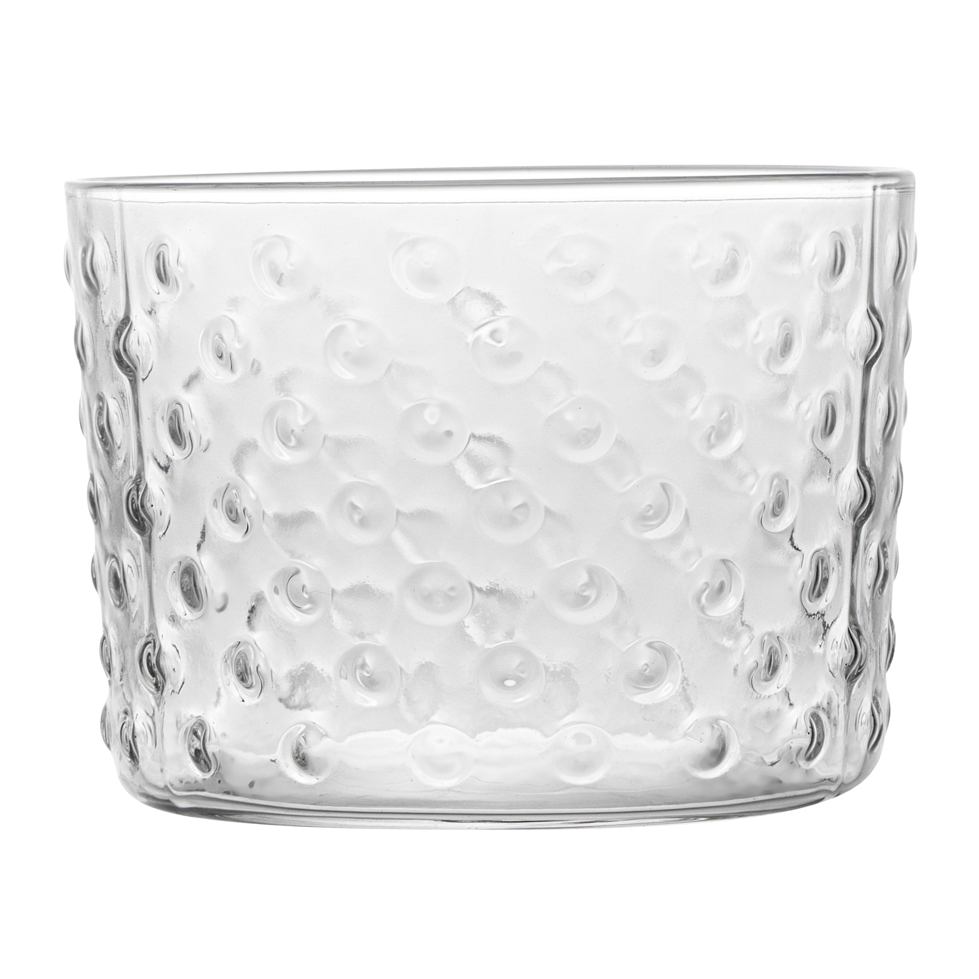 Vetri 8 oz Hobnail Rocks Glass / Tumbler - 3 1/4" x 3 1/4" x 2 1/2" - 6 count box