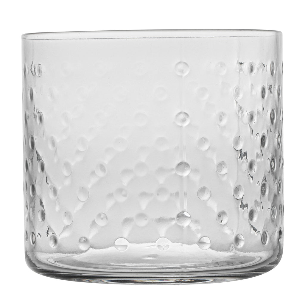 Vetri 13 oz Hobnail Double Rocks Glass / Tumbler - 3 1/2" x 3 1/2" x 3 1/4" - 6 count box