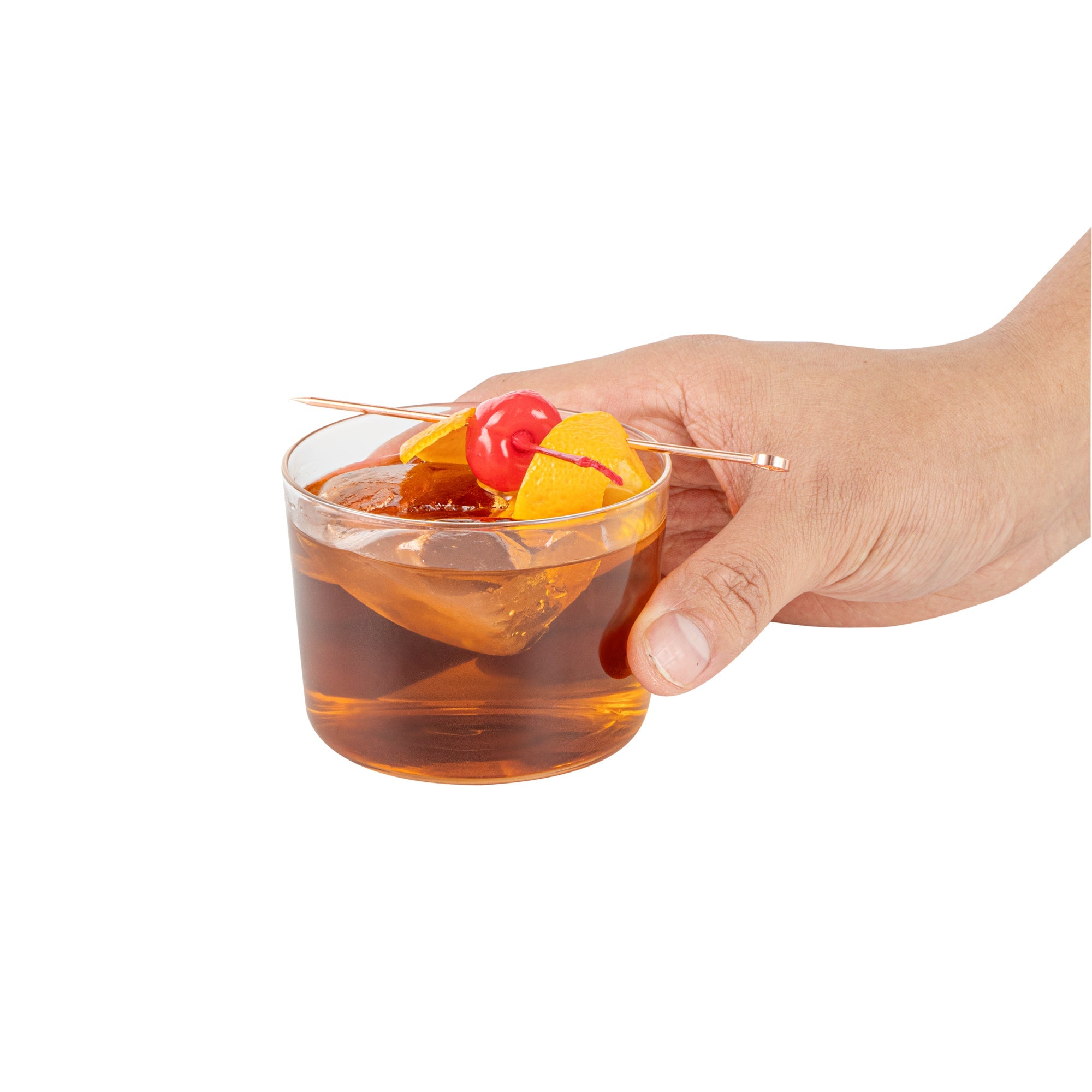 Vetri 8 oz Spanish Rocks Glass / Tumbler - 3 1/4" x 3 1/4" x 2 1/2" - 24 count box