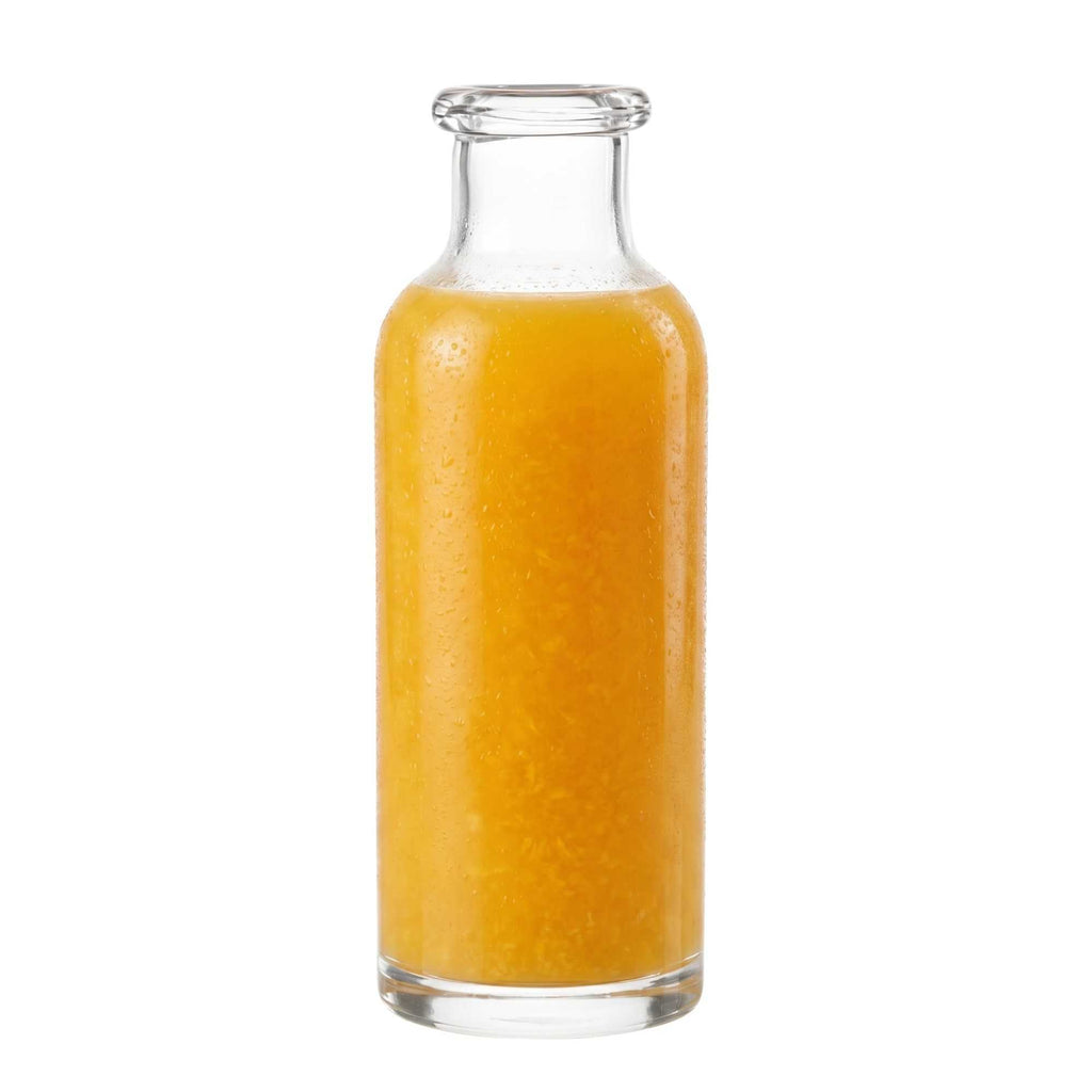 Vetri 40 oz Glass Water Bottle - 3 1/2" x 3 1/2" x 9 3/4" - 6 count box
