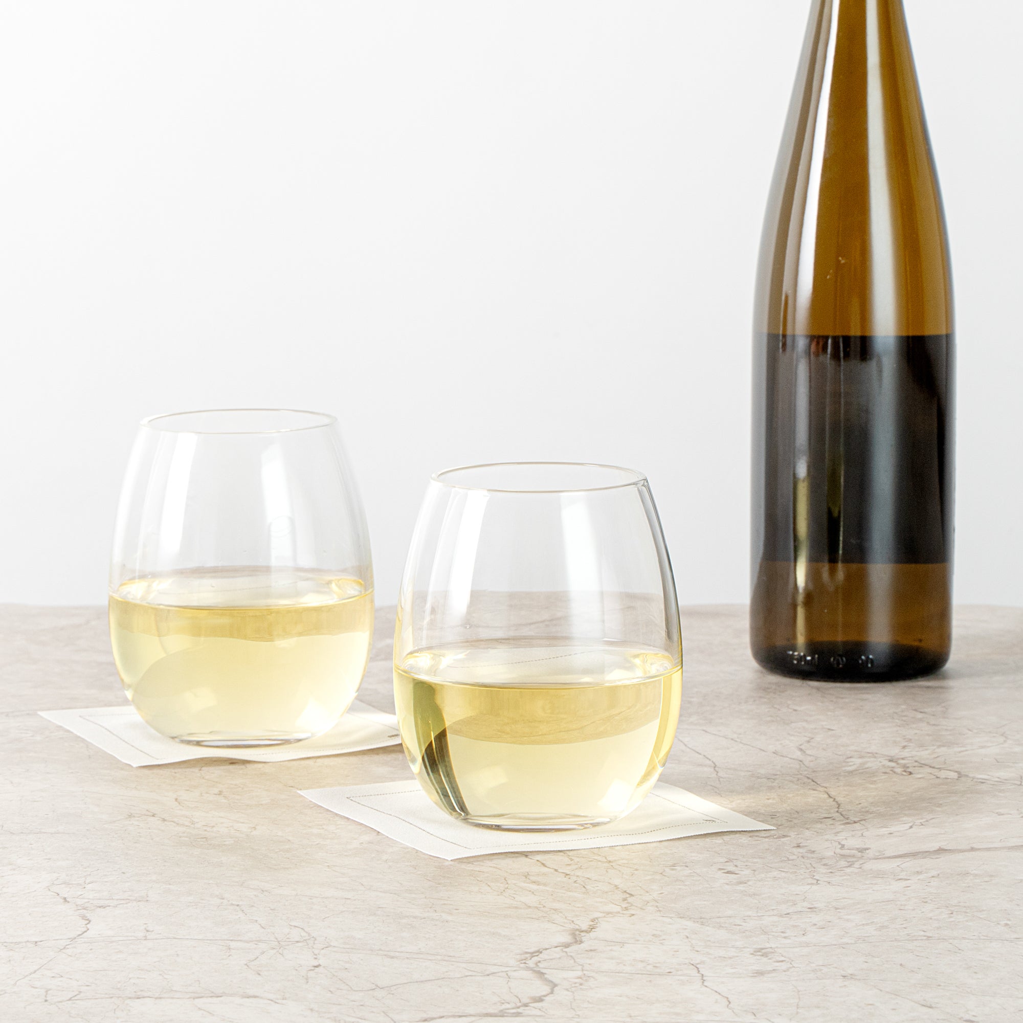 Vetri 15 oz Stemless Wine Glass - 3 3/4" x 3 3/4" x 4 1/4" - 6 count box