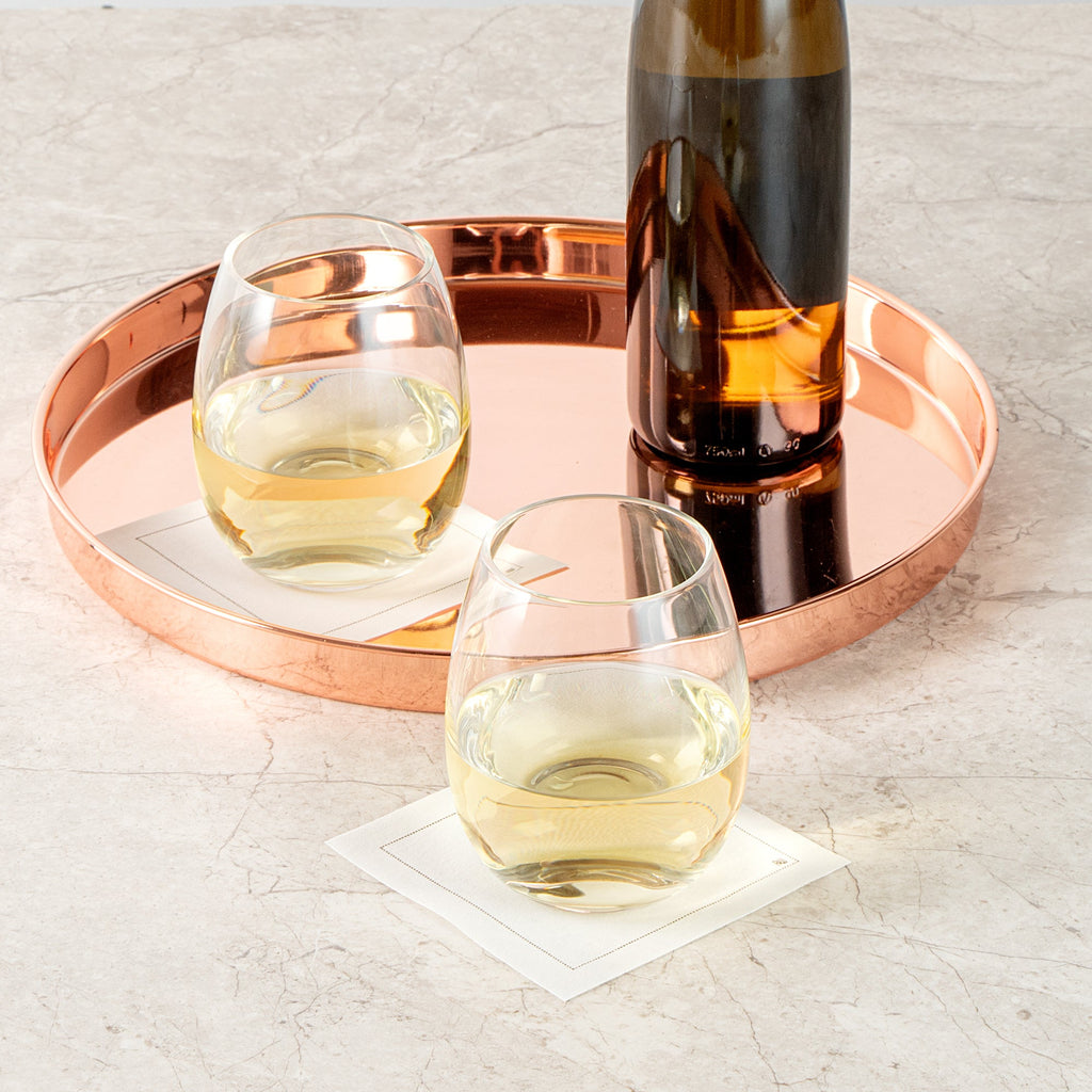 Vetri 15 oz Stemless Wine Glass - 3 3/4" x 3 3/4" x 4 1/4" - 6 count box