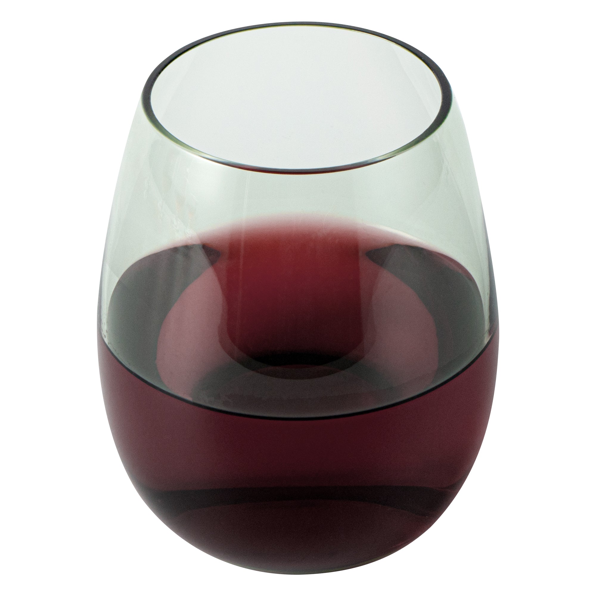 Vetri 15 oz Green Stemless Wine Glass - 3 3/4" x 3 3/4" x 4 1/4" - 6 count box