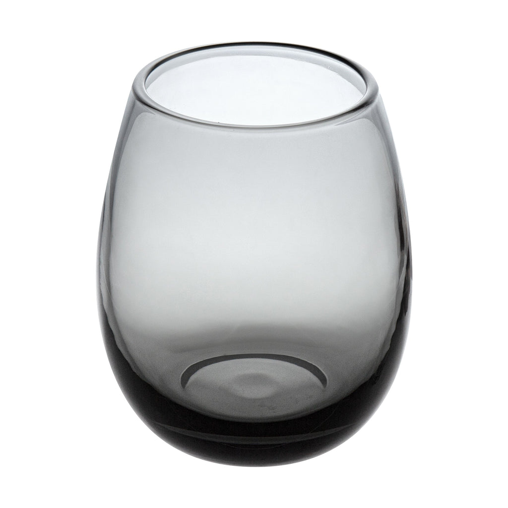 Vetri 15 oz Gray Stemless Wine Glass - 3 3/4" x 3 3/4" x 4 1/4" - 24 count box