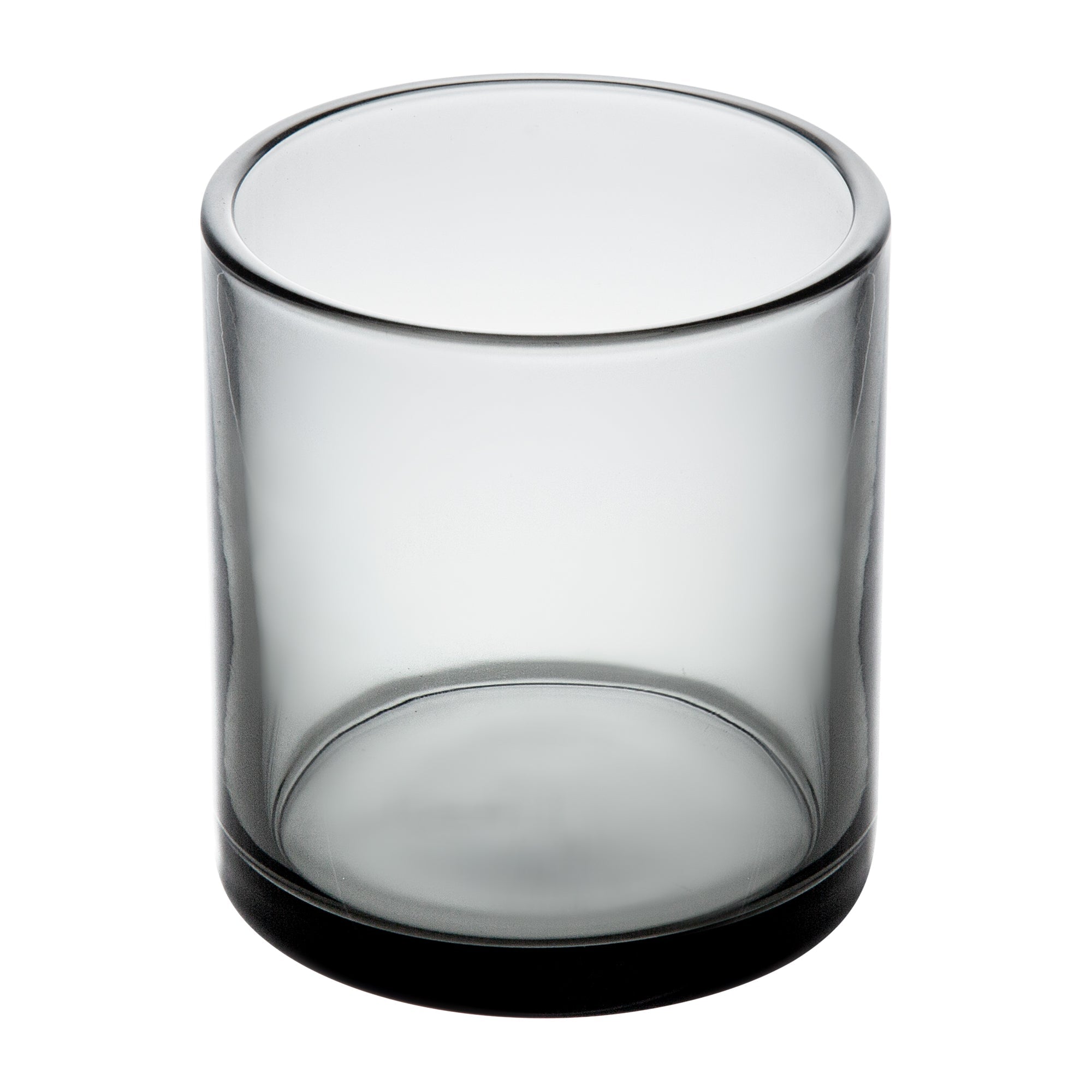 Vetri 10 oz Gray Rocks / Old Fashioned Glass - 3 1/4" x 3 1/4" x 3 1/2" - 24 count box