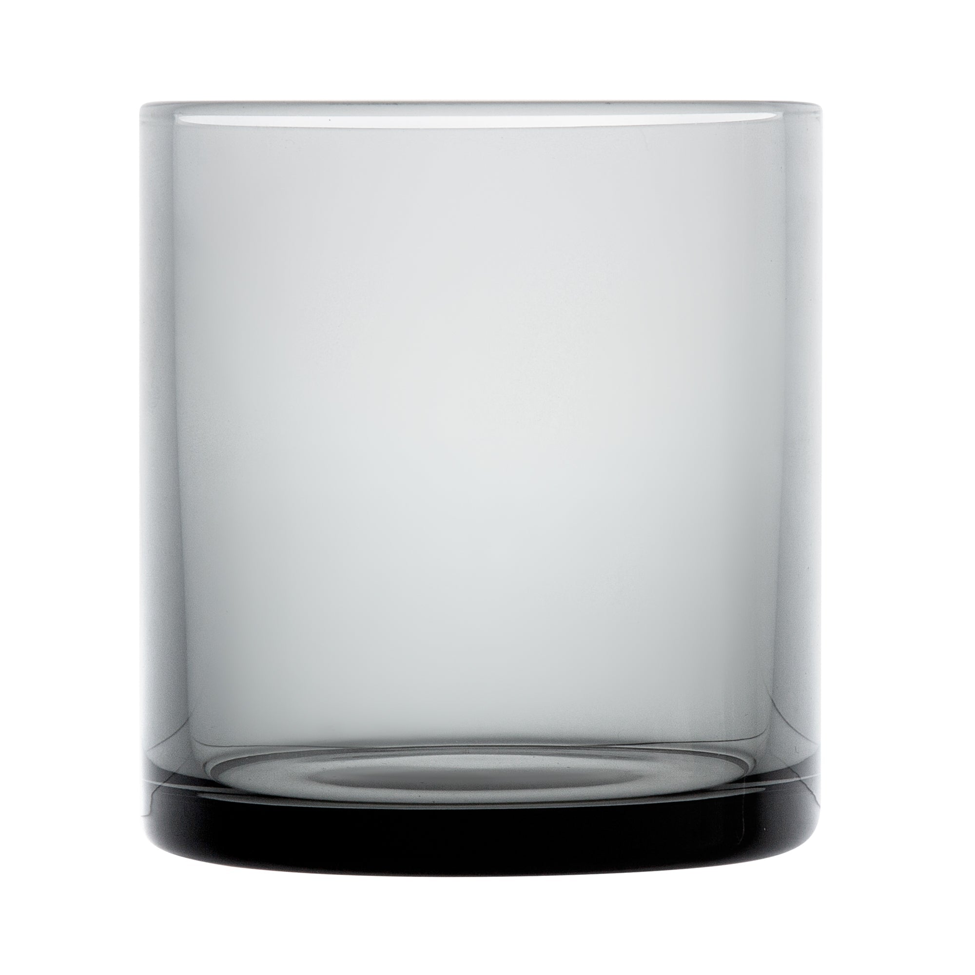 Vetri 10 oz Gray Rocks / Old Fashioned Glass - 3 1/4" x 3 1/4" x 3 1/2" - 6 count box