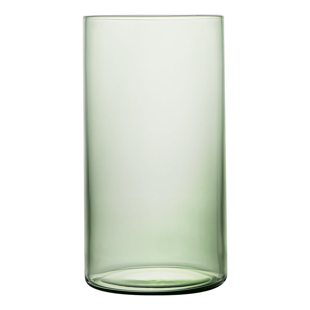 Vetri 16 oz Green Beverage Glass - 3" x 3" x 5 1/2" - 6 count box