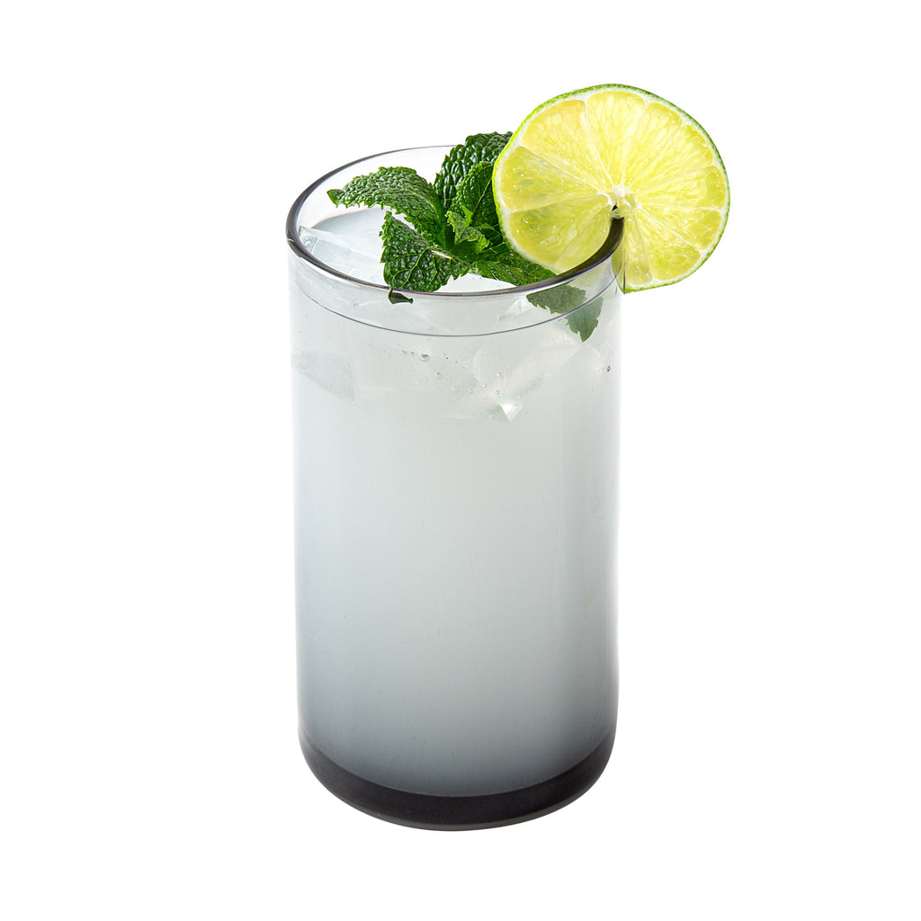 Vetri 16 oz Gray Beverage Glass - 3" x 3" x 5 1/2" - 24 count box