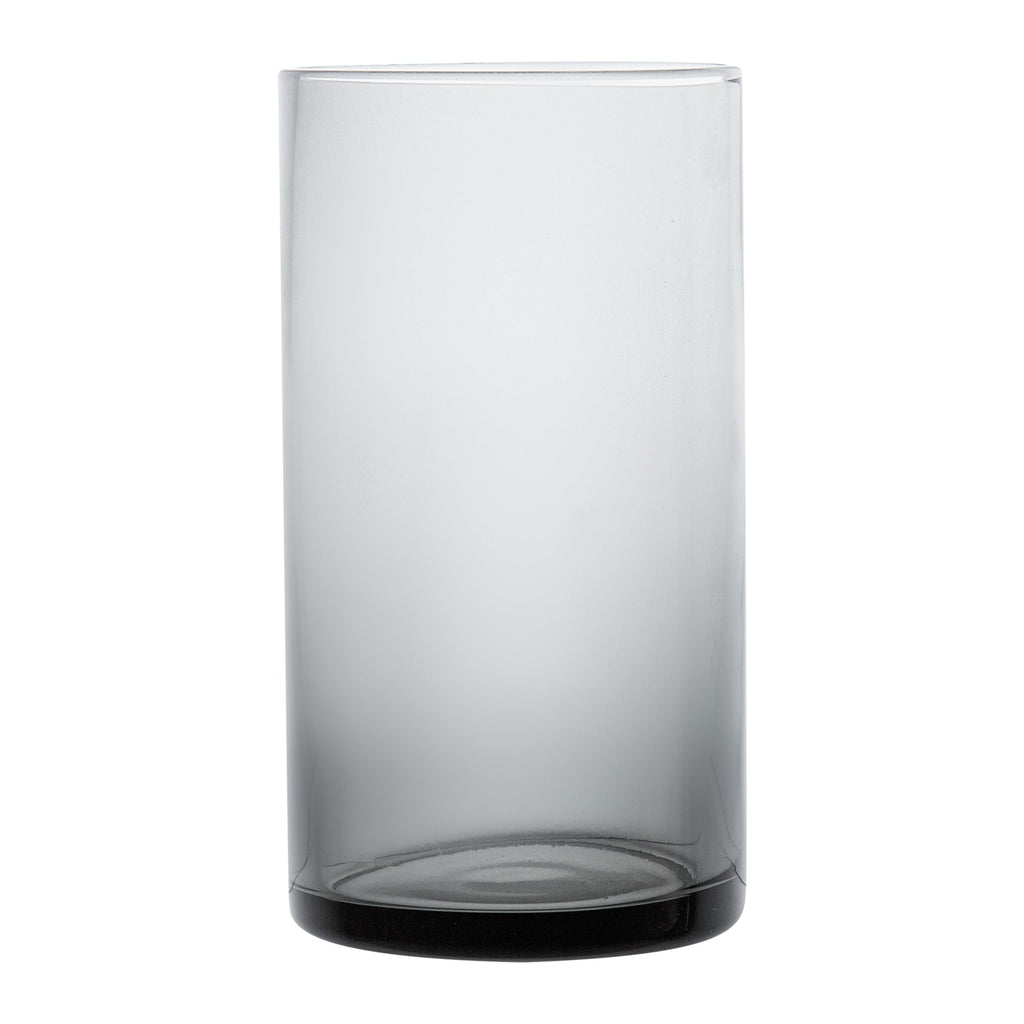 Vetri 16 oz Gray Beverage Glass - 3" x 3" x 5 1/2" - 24 count box