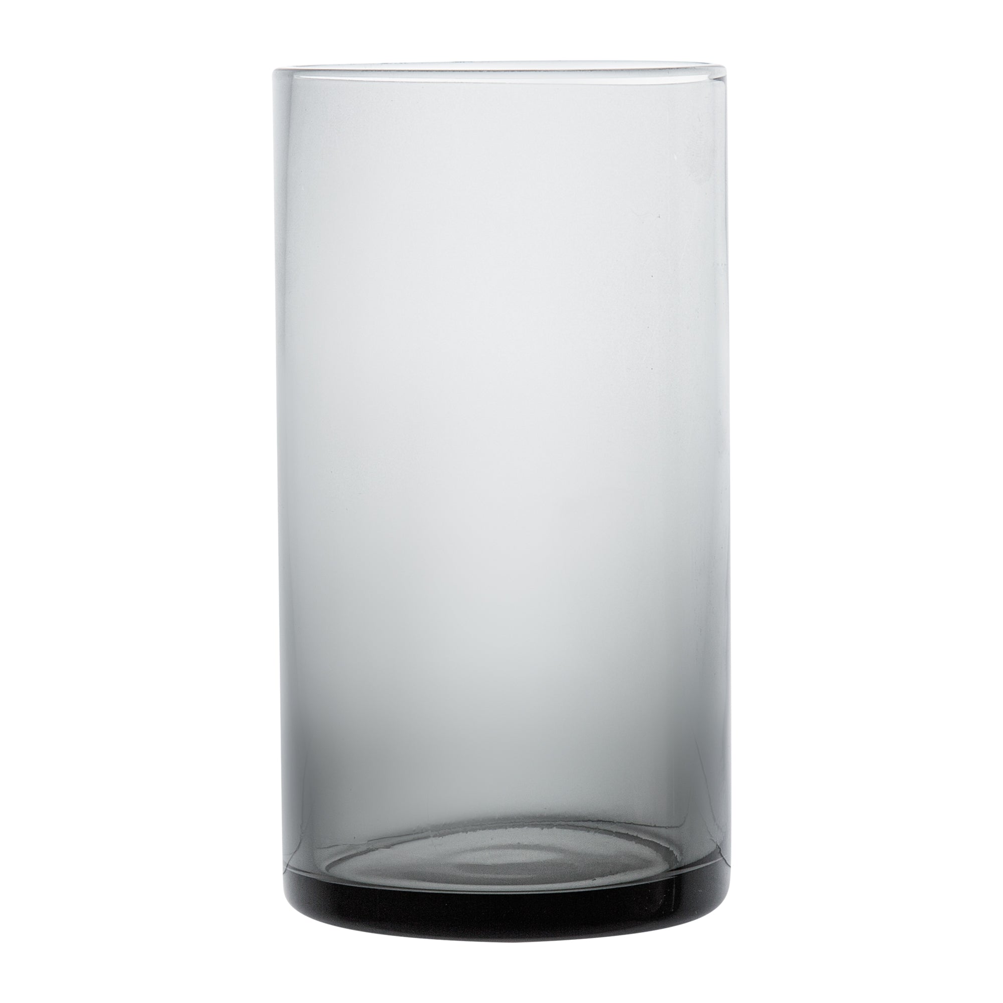 Vetri 16 oz Gray Beverage Glass - 3" x 3" x 5 1/2" - 24 count box
