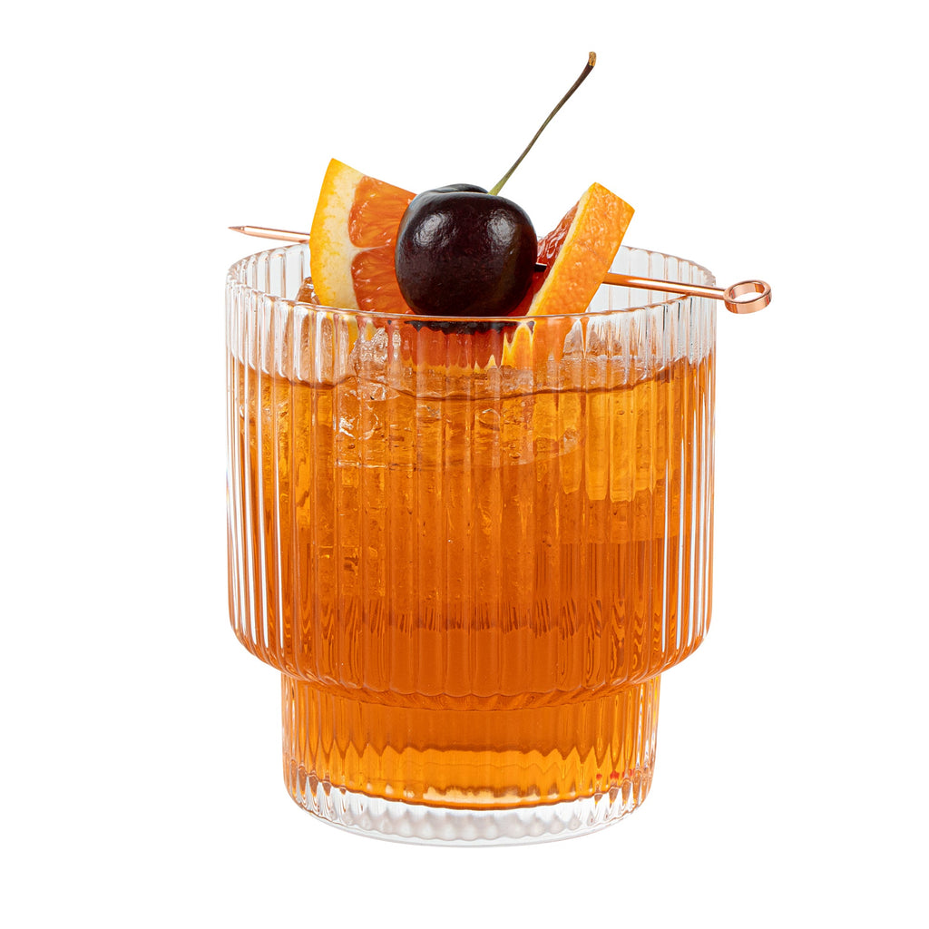 Vetri 10 oz Rocks / Old Fashioned Glass - 3 1/4" x 3 1/4" x 3 3/4" - 6 count box
