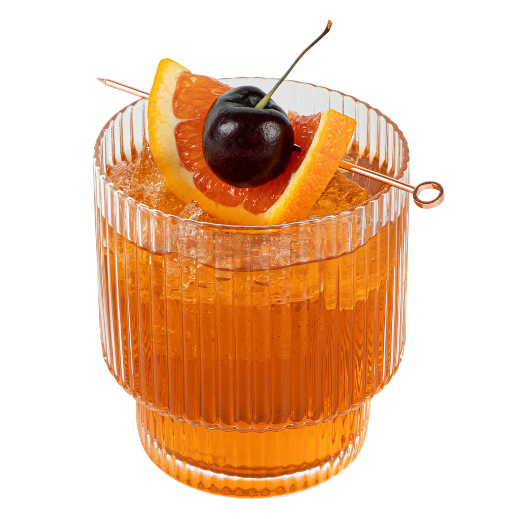 Vetri 10 oz Rocks / Old Fashioned Glass - 3 1/4" x 3 1/4" x 3 3/4" - 6 count box