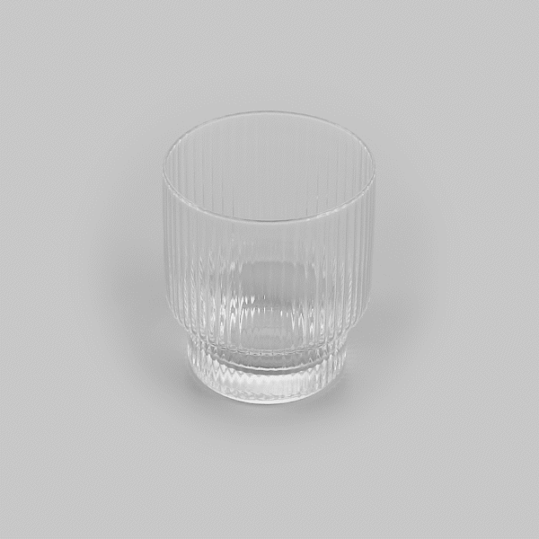 Vetri 10 oz Rocks / Old Fashioned Glass - 3 1/4" x 3 1/4" x 3 3/4" - 6 count box