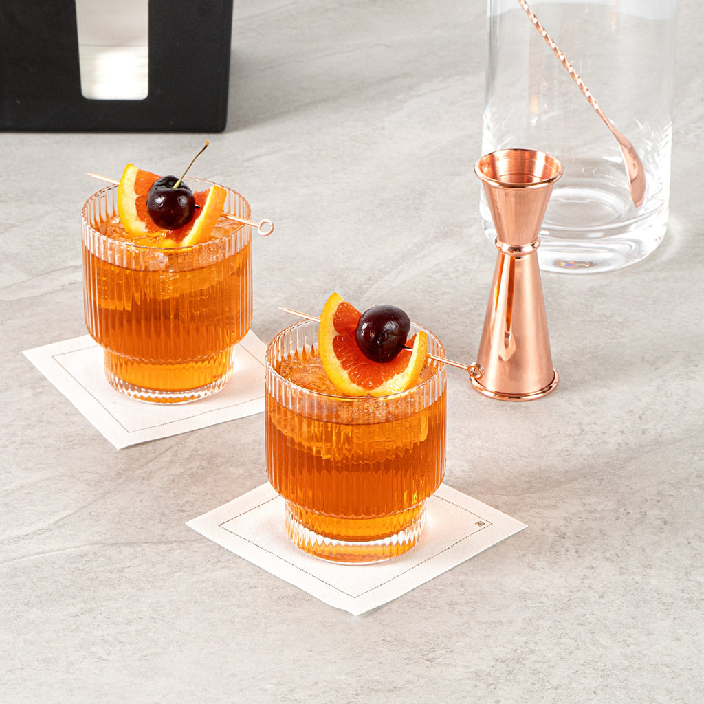 Vetri 10 oz Rocks / Old Fashioned Glass - 3 1/4" x 3 1/4" x 3 3/4" - 24 count box