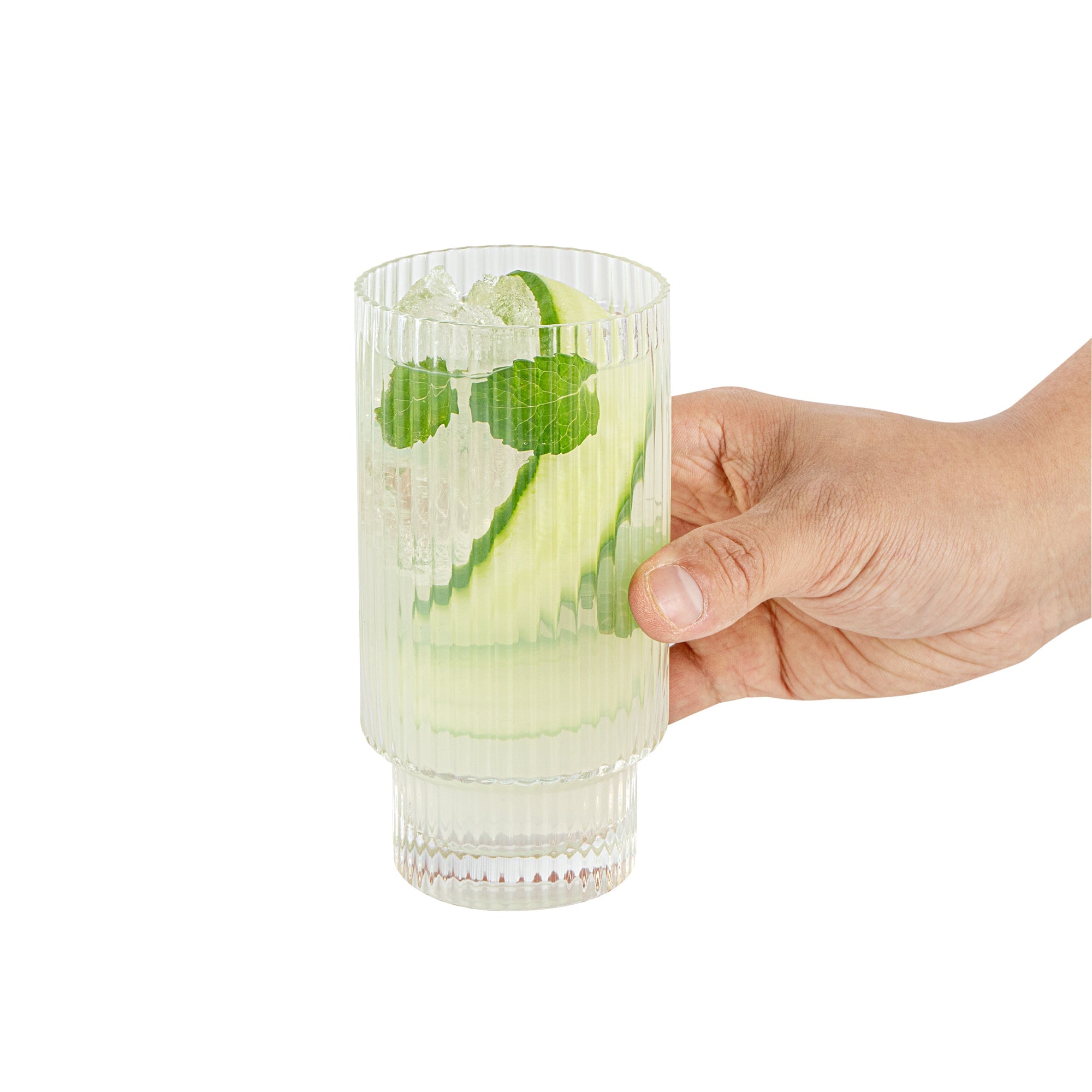 Vetri 13 oz Highball Glass - 2 3/4" x 2 3/4" x 5 1/2" - 6 count box