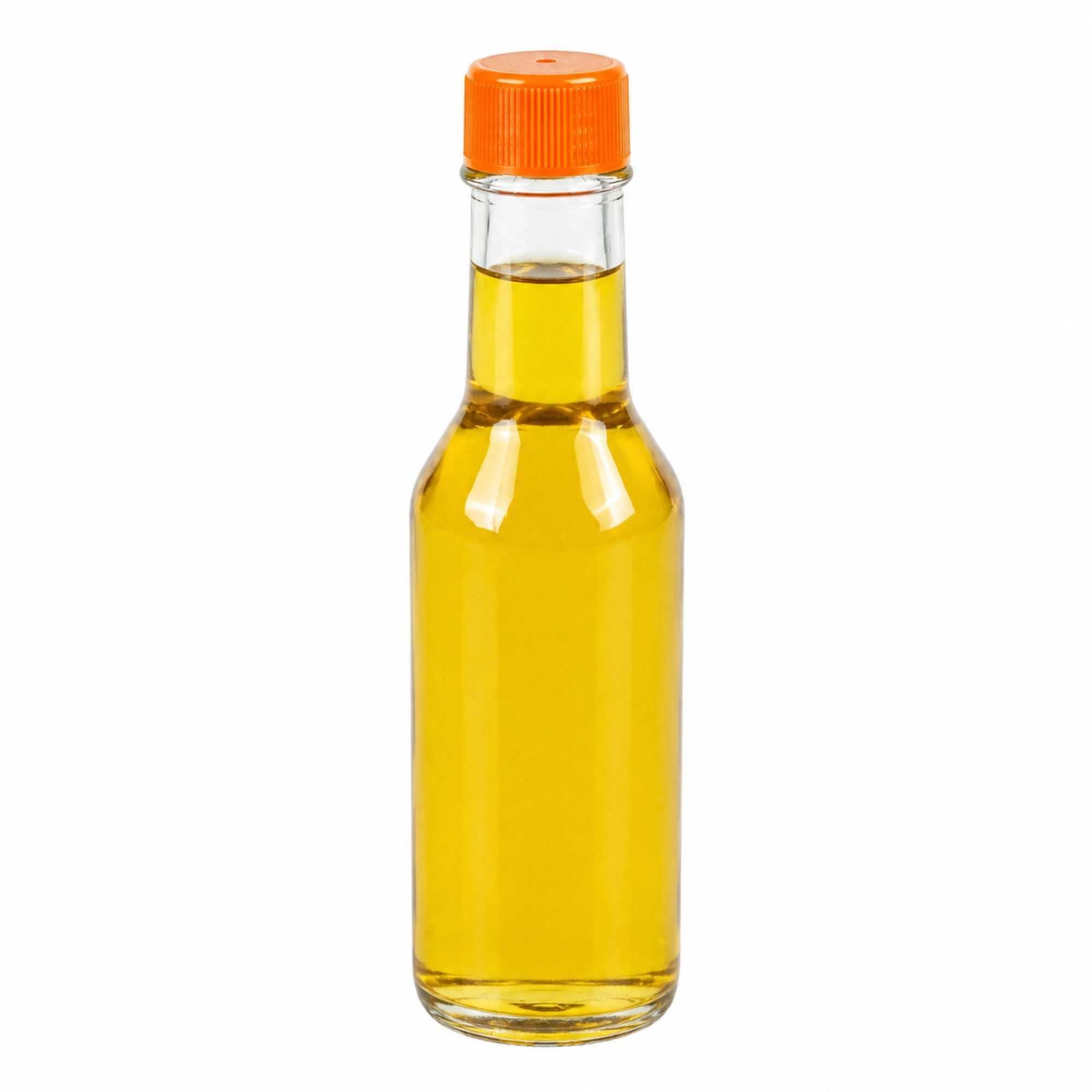 Vetri 5 oz Glass Woozy Bottle - with Red Cap - 1 3/4" x 1 3/4" x 6 3/4" - 10 count box