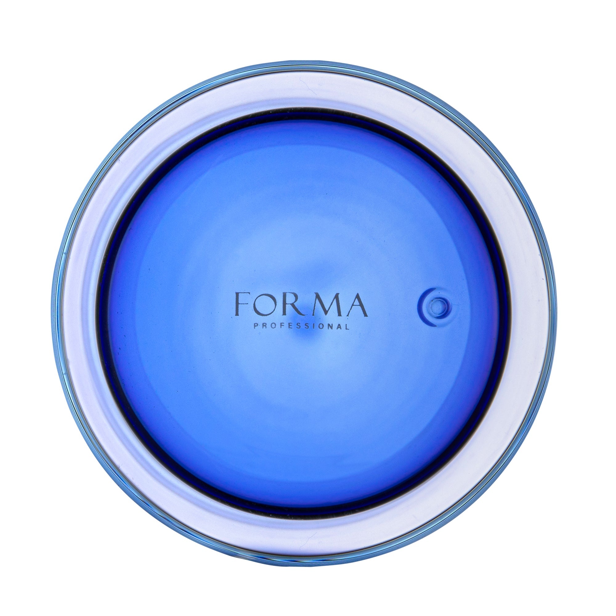 Forma Professional 9 oz Blue Glass Tumbler - Double Wall, Borosilicate - 3 1/4" x 3 1/4" x 4" - 12 count box