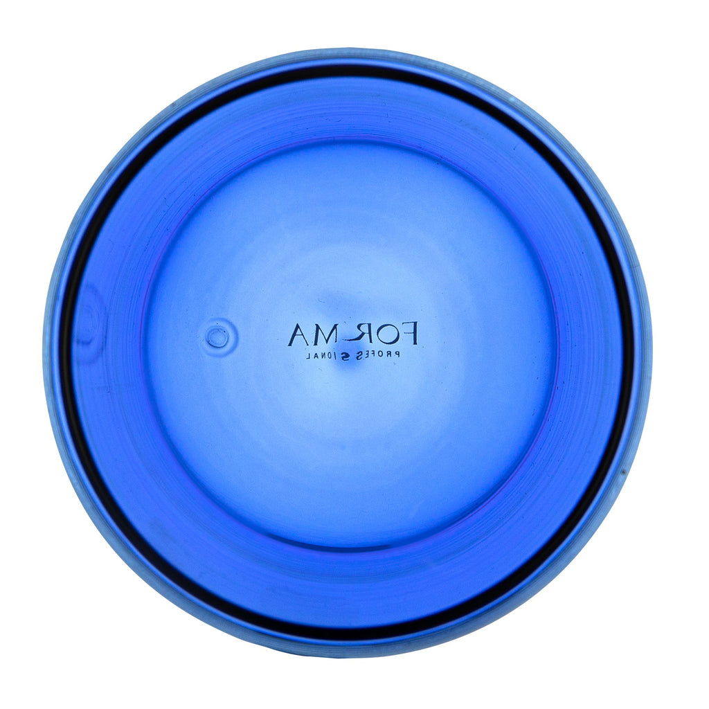 Forma Professional 9 oz Blue Glass Tumbler - Double Wall, Borosilicate - 3 1/4" x 3 1/4" x 4" - 12 count box