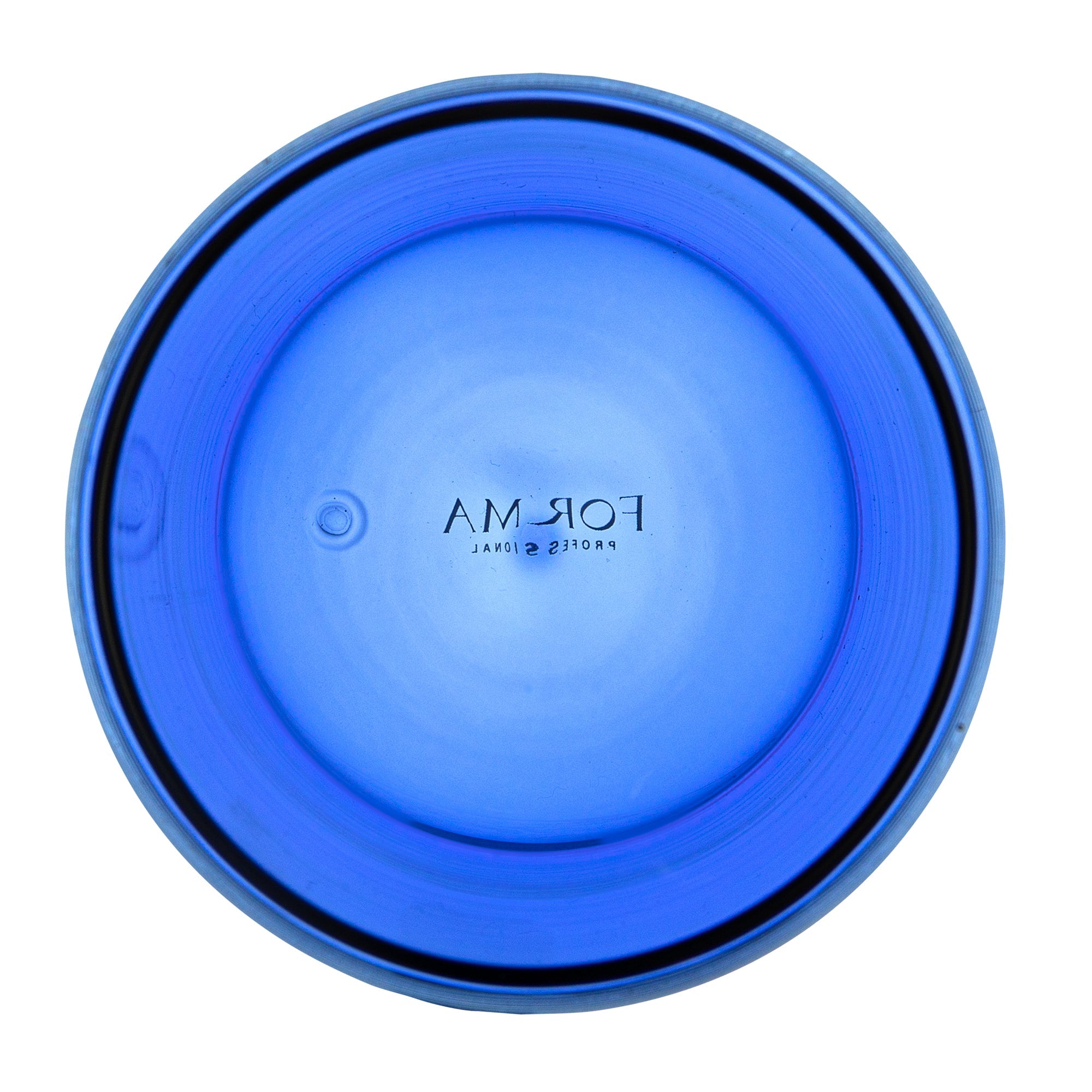 Forma Professional 9 oz Blue Glass Tumbler - Double Wall, Borosilicate - 3 1/4" x 3 1/4" x 4" - 12 count box