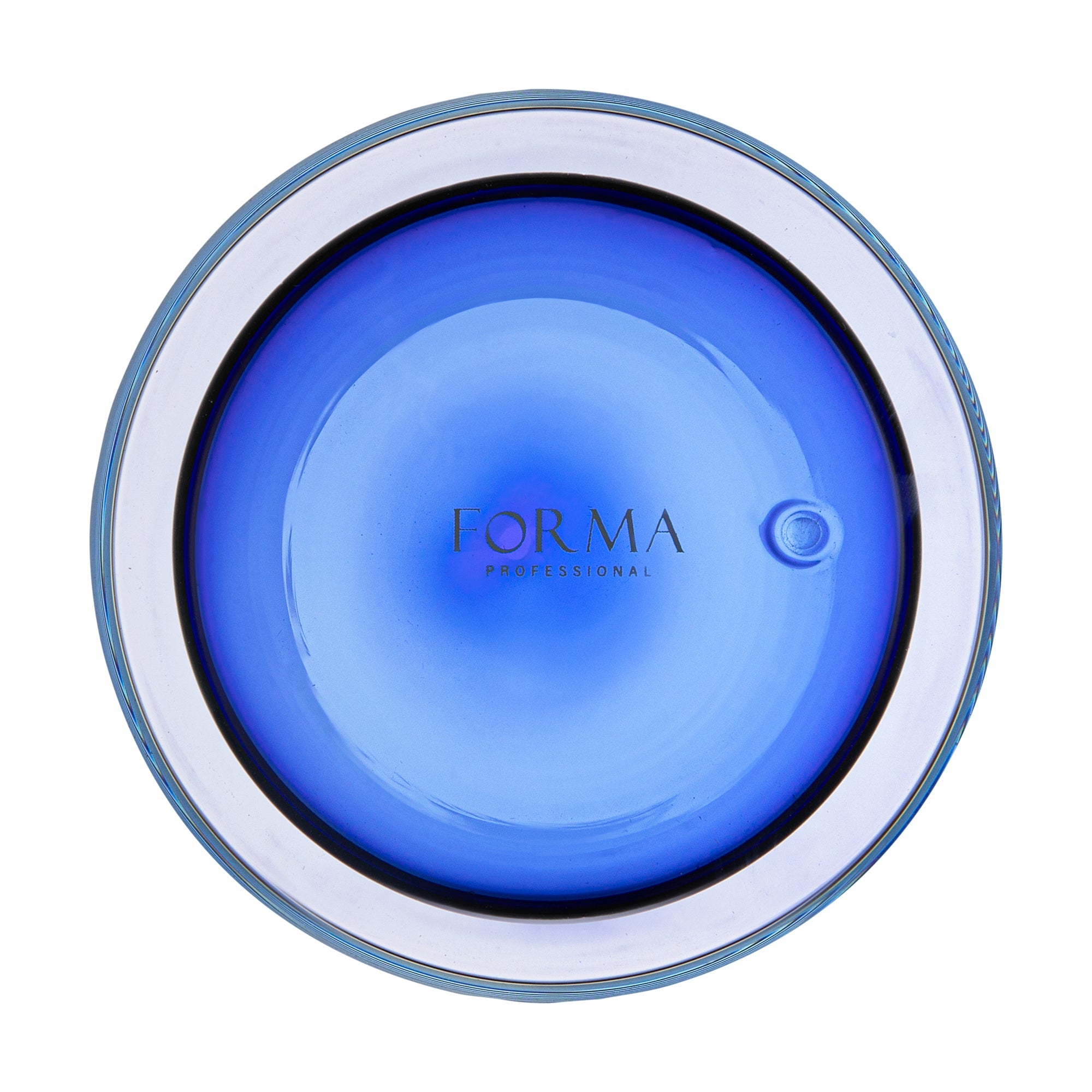 Forma Professional 14 oz Blue Glass Tumbler - Double Wall, Borosilicate - 3 1/4" x 3 1/4" x 5 1/4" - 12 count box